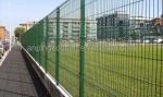 Rectangular Post Wrought Iron Garden Fence Steel Fence Panels with Renewable