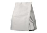 Flat Bottom Clear Zipper Pouch Gusset Bag Stand Up For Coffee Chocolate