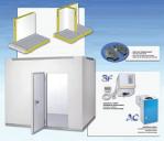 Large Cool Room Storage 105 Cubic Meter , Double Side Painting Steel Cold Room