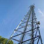 Self Supporting 50M/S 60m Tubular Steel Tower