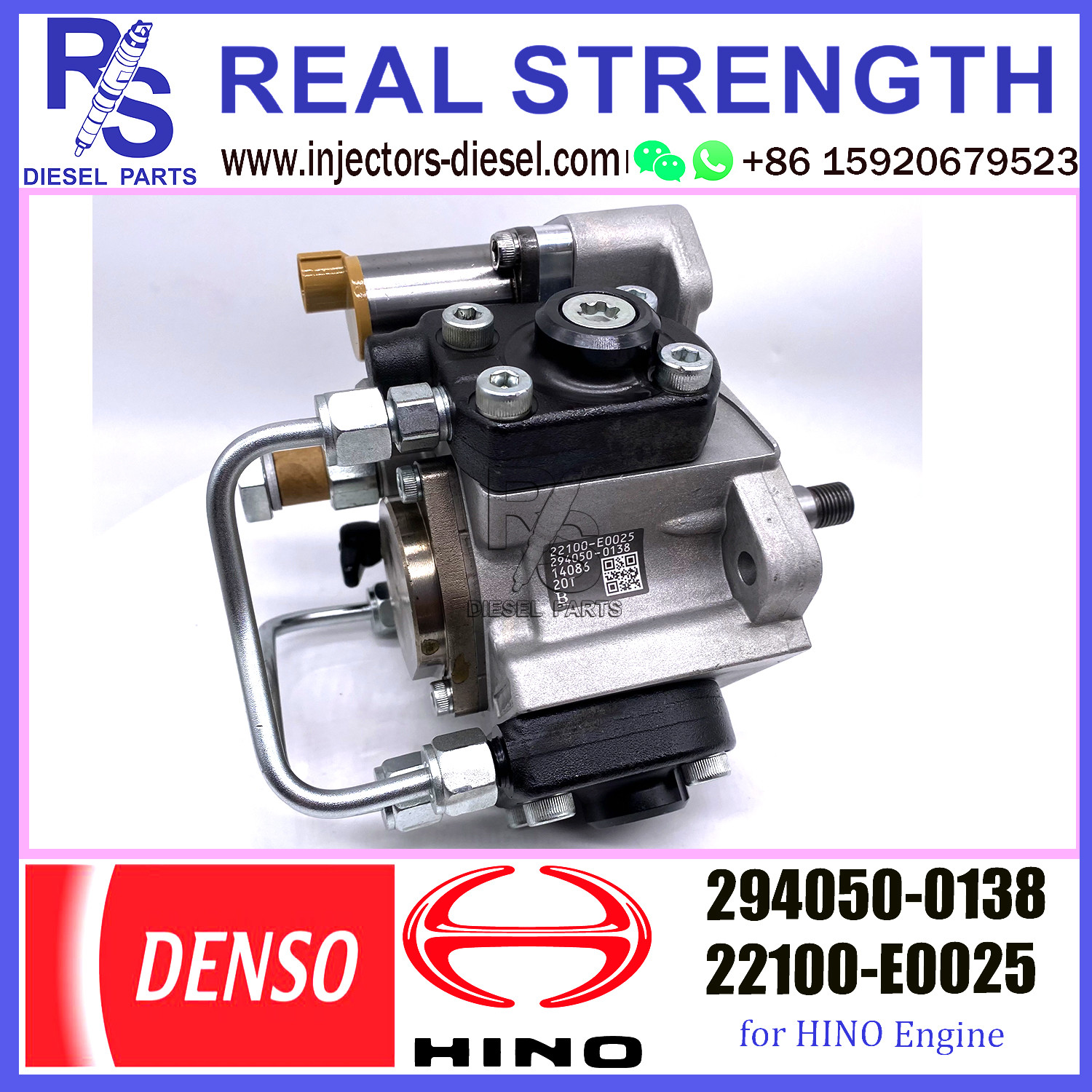 for HINO J08E Fuel Pump 294050-0138 22100-E0025 High Pressure Common Rail Injection Pump Number 22100-E0025 294050-0138
