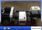5 Ton HONDA GX390 Gas Engine Powered Winch Double Capstan In Line Construction
