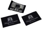 Damask Clothing Woven Labels Superior Quality shrink proof end fold for men's