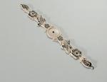 Electroplated Zinc Alloy Cabinet Handle Pulls Antique Flower Shape Furniture