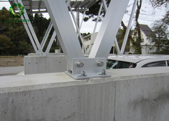 Solar Carport Structure Solar Ground PV Mounting System Carport Solar For Car Parking Solar Mount Brackets