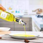 Custom Glass Bottle 650ml 330 Clear Glass Olive Oil Dispenser Bottle with Cap