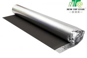 Wholesale 16.9m Length EVA Foam Underlayment Black / Silver Vapor 3-In-1 Flooring Underlayment from china suppliers