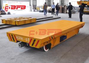 Wholesale 10tons Flexible Heavy Duty Quad Steer Carts , Free Maintenance Material Handling Trolley from china suppliers