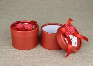 Wholesale Red Mini Cardboard Paper Cans Packaging with Ribbon and Tag from china suppliers