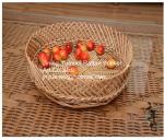 2016 wicker tray wicker fruit pallet wicker tray round shape