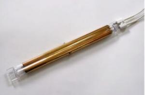 China high quality double-hole gold coated quartz heating heater tube on sale