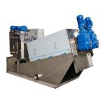 Wastewater Screw Press Sludge Dewatering Machine System For Industry Sludge