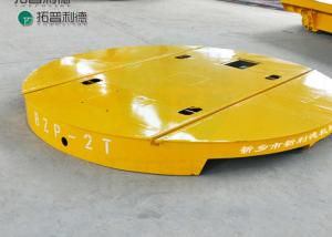 Wholesale Dia 4m railway electric turntable matching flat rail trolley in painting room from china suppliers