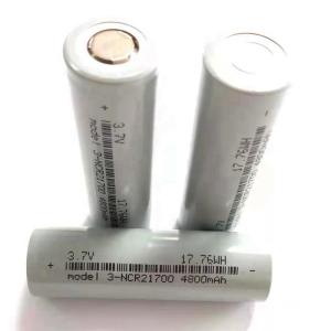 Wholesale Cylindrical 21700 Lithium Ion Battery Cells Rechargeable 3.7V 5000Mah from china suppliers