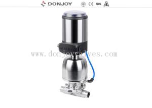 Wholesale 316L DONJOY Sanitary Diaphragm Valve Regulating Valve with ILTOP Positioner from china suppliers