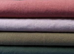 55/45 RAMIE COTTON FABRIC BLENDED WITH PLAIN DYED  CWT  #2119