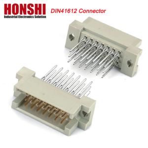 Wholesale PCB Male Press Pin DIN 41612 Connector, 21pin Straight 3rows PCB Eurocard Connector from china suppliers