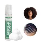 Olive Oil Foam Wrap Lotion Hair Curling Mousse For Strong Hold And Conditioning