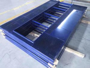 Wholesale Blue Color Pig Farm Equipment Pig Farrowing Crate Floors Plastic Dip 1500 * 2400mm from china suppliers