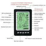 Wi-Fi Recording Anemometer Solar Agriculture Weather Station For Automatic