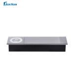 Electric Pop-Up Tower Kitchen Desktop Speaker Socket With Wireless USB-C Pop Up