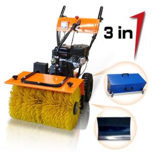 Wholesale 6.5hp 3 in 1 Snow Sweeper,Manual Sweeper,Road Sweeper Cleaning Equipment from china suppliers