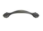 leaf design zinc alloy hardware kitchen cabinet antique furniture pull handle