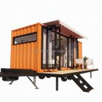 Modern Mini Mobile Tiny Trailer Container House with Steel Frame Galvanized
