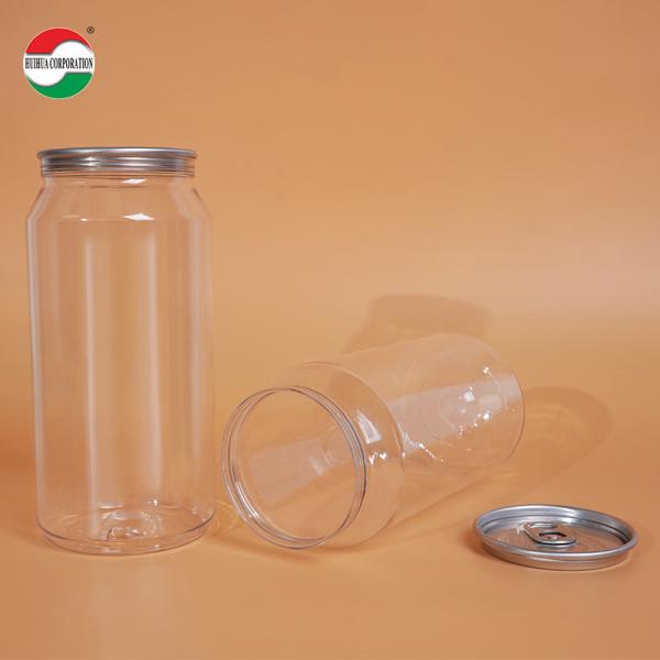 400ml PET Juice Bottle with Press Lid for Cold Filling