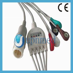 Wholesale Philips one piece ECG cable with leadwires 8pin from china suppliers