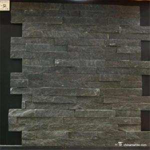 Wholesale Chinamarble , Black Slate Stone Wall Cladding，6×24 (150×600mm)，6×22 (150×550mm) from china suppliers