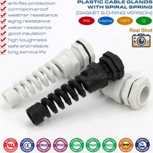Wholesale Strain Relief Cable Gland Plastic IP68 Metric &amp; PG Thread Gray or Black SNCG Series from china suppliers
