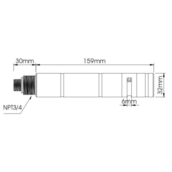 Digital Nitrite NO2 RS485 Sensor Dual-wavelength UV Absorption Method NO2 Sensor