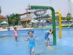 Aqua Park 7 Shape Spray Water Curtain, Galvanized Steel Water Structures For