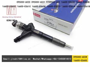 Wholesale DENSO GENUINE AND BRAND NEW COMMON RAIL FUEL INJECTOR 095000-6020, 095000-6024, 16600-ES600, 16600-ES60A, 16600-ES60B, 1 from china suppliers