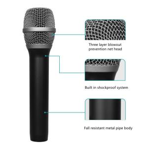 Wholesale Metal Mesh Head Studio Condenser Microphone 65dB SNR Podcast Streaming from china suppliers