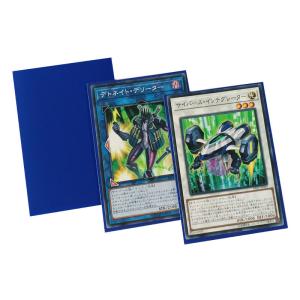 Wholesale Orange Texture 62x89mm Card Sleeves Solid Blue CPP Trading Card Protector from china suppliers