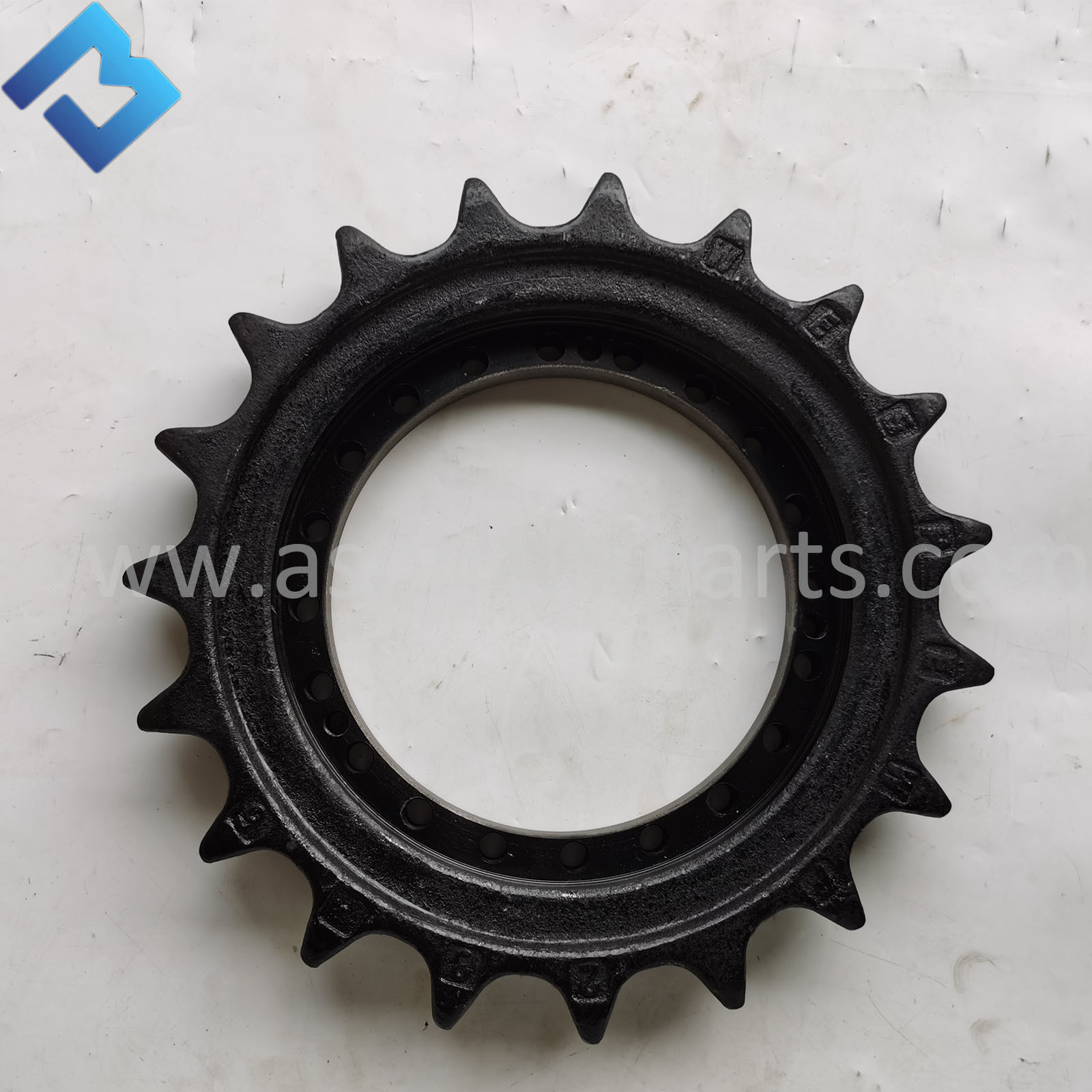 Road construction asphalt paver spare parts 19 teeth 20 pin holes ABG325 ABG7820 80672983 walking driving sprocket