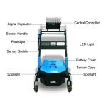 20KHz Outdoor Water Leak Detection Trolley 9m Plumber Leak Detector PQWT LDC