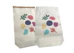 Customization 3 Layers Heat Sealed Paper Bags Trapezoid Pocket Opening