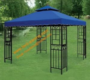 China Outdoor Leisure 3mx3m Powder coated Steel Pavilion Canopy  Patio Gazebo on sale