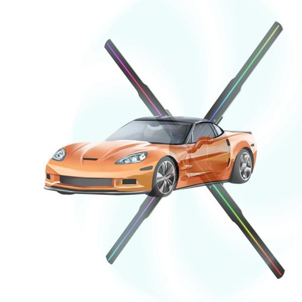 176° Viewing Angle Hologram Fan 150 Cm Hologram Advertising Players Holograma 3d