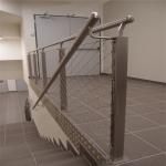 7 X 7 60mm Staircase Balustrade Cable Mesh Stainless Steel Diamond Wire Mesh