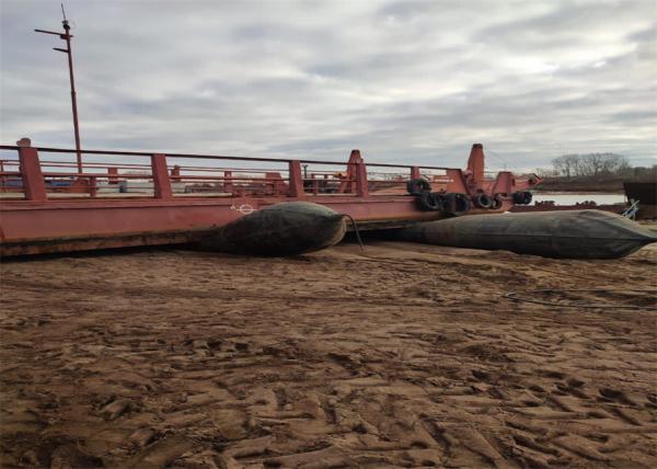 Ship Launching Lifting Inflatable Marine Airbags With High Pressure Range 0.2-0