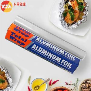 Wholesale 37.5 sq.ft Aluminum Foil 14 Microns Tin Foil for Kitchen Disposable Use from china suppliers