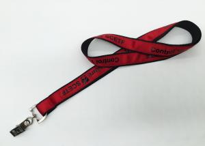 Wholesale Advertisement Black Imprinted neck Silk Screen Lanyards with ID cards from china suppliers