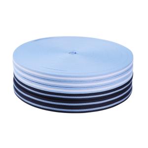 Wholesale 1cm Wide Stripe Webbing Belt Recycled Striped Webbing For Bags from china suppliers
