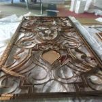 Mirror Copper Metal Screens For Hotels/Villa/Lobby/Shopping Mall