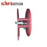 Red Eopxy Fire Hose Reel 3/4 Inch Swing Manual Fire Fighting Hose Reel
