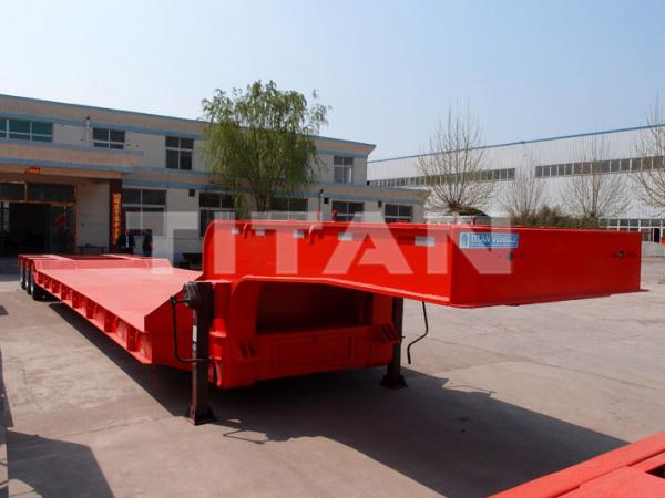 Quality 3 axis 6 axles 100 ton lowbed trailer | TITAN VEHICLE for sale